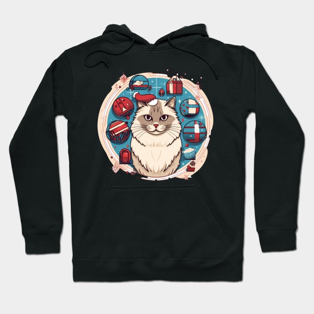 Ragdoll Cat Xmas, Love Cats Hoodie by dukito